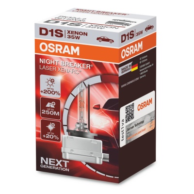 Osram D1S Xenarc Night Breaker Laser (+200%) - 66140XNL (карт. короб.) купить в Мурманске