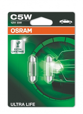 Osram C5W Ultra Life 36 мм - 6418ULT-02B (блистер)
