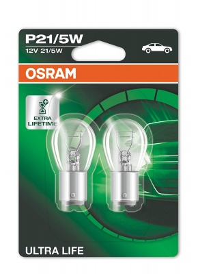Osram P21/5W Ultra Life - 7528ULT-02B (2 лампы)