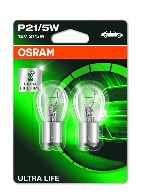 Osram P21W Ultra Life - 7506ULT-02B (блистер) купить в Мурманске