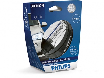 Philips D1S Xenon WhiteVision gen2 (+120%) - 85415WHV2S1 (блистер)