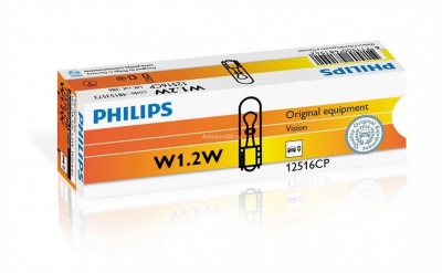 Philips W1,2W Standard Vision - 12516CP#10 (сервис. упак.)