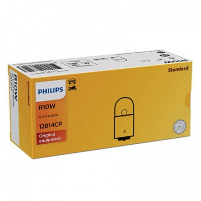Philips R10W Standard Vision - 12814CP#10 (сервис. упак.)