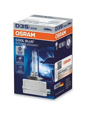 Osram D1S Cool Blue Intense (+20%) - 66140CBI (карт. короб.)