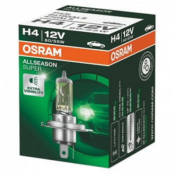 Osram H4 AllSeason - 64193ALS-HCB (пласт. бокс)