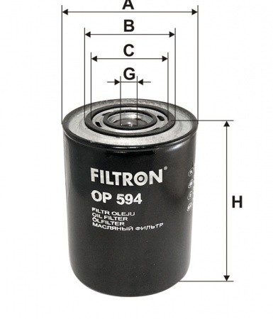 Фильтр масляный IVECO OP 594 Filtron