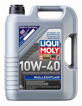 Полусинтетическое моторное масло MoS2 Leichtlauf 10W-40 купить в Мурманске