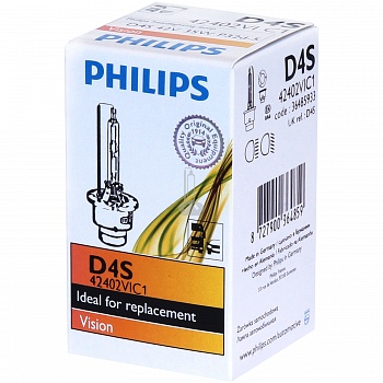 Philips D4S Xenon Vision - 42402VIC1 (карт. короб.) купить в Мурманске