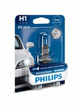 Philips H1 WhiteVision - 12258WHVB1 (блистер) купить в Мурманске
