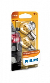 Philips P21/5W Standard Vision - 12499B2 (блистер) купить в Мурманске