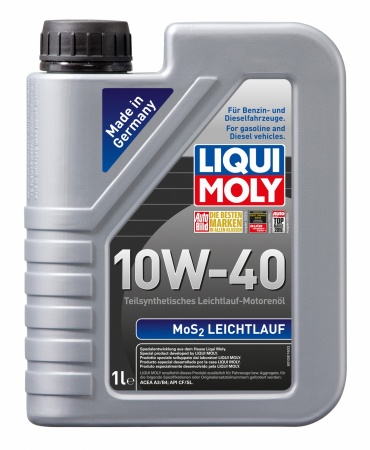 Полусинтетическое моторное масло MoS2 Leichtlauf 10W-40