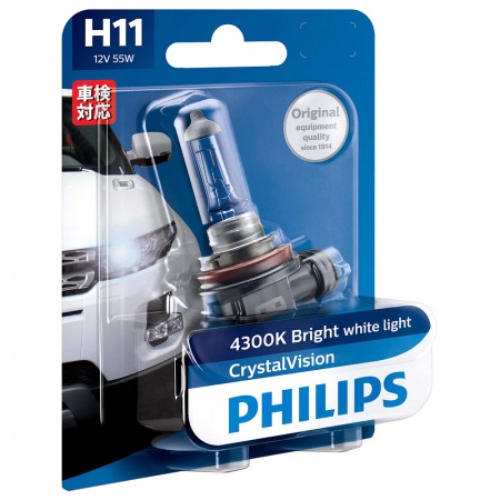 Philips H11 CrystalVision - 12362CVB1 (блистер)