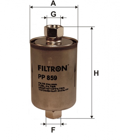 Фильтр топливный LANDROVER PP 859 Filtron